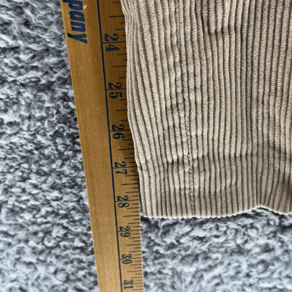 VTG WM F Farah Womens 18 36" Brown‎ Corduroy Chino Pants Straight Fit High Rise - Picture 6 of 8